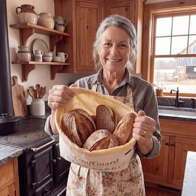 Le Sac à Pain en Cire d'Abeille — Maison Levain